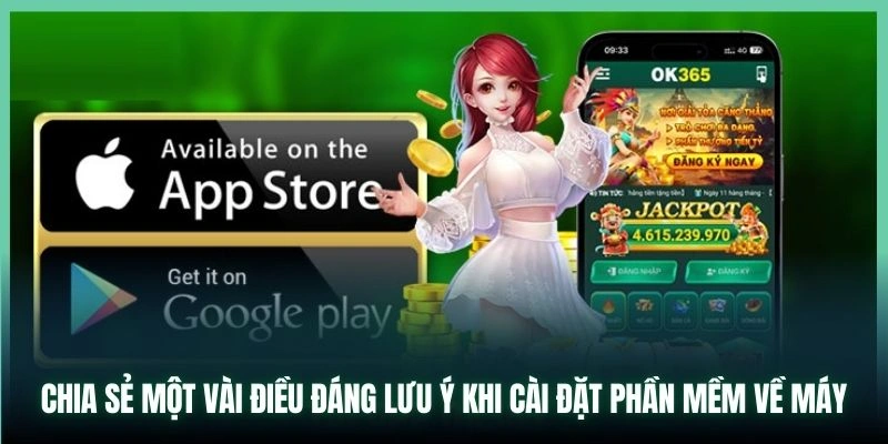 Lưu ý khi tải app ok365